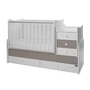 Kép 1/10 - Lorelli Maxi Plus kombi ágy 70x160 - White & String ÚJ