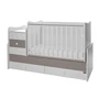 Kép 2/10 - Lorelli Maxi Plus kombi ágy 70x160 - White & String ÚJ