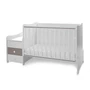 Kép 7/10 - Lorelli Maxi Plus kombi ágy 70x160 - White & String ÚJ