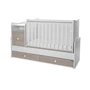 Kép 1/10 - Lorelli Trend PLUS kombi ágy 70x165 - White & Amber ÚJ